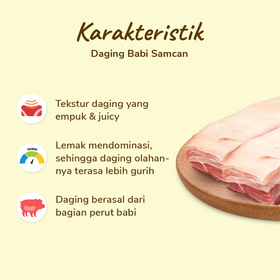 Samcan Daging Babi 500gram