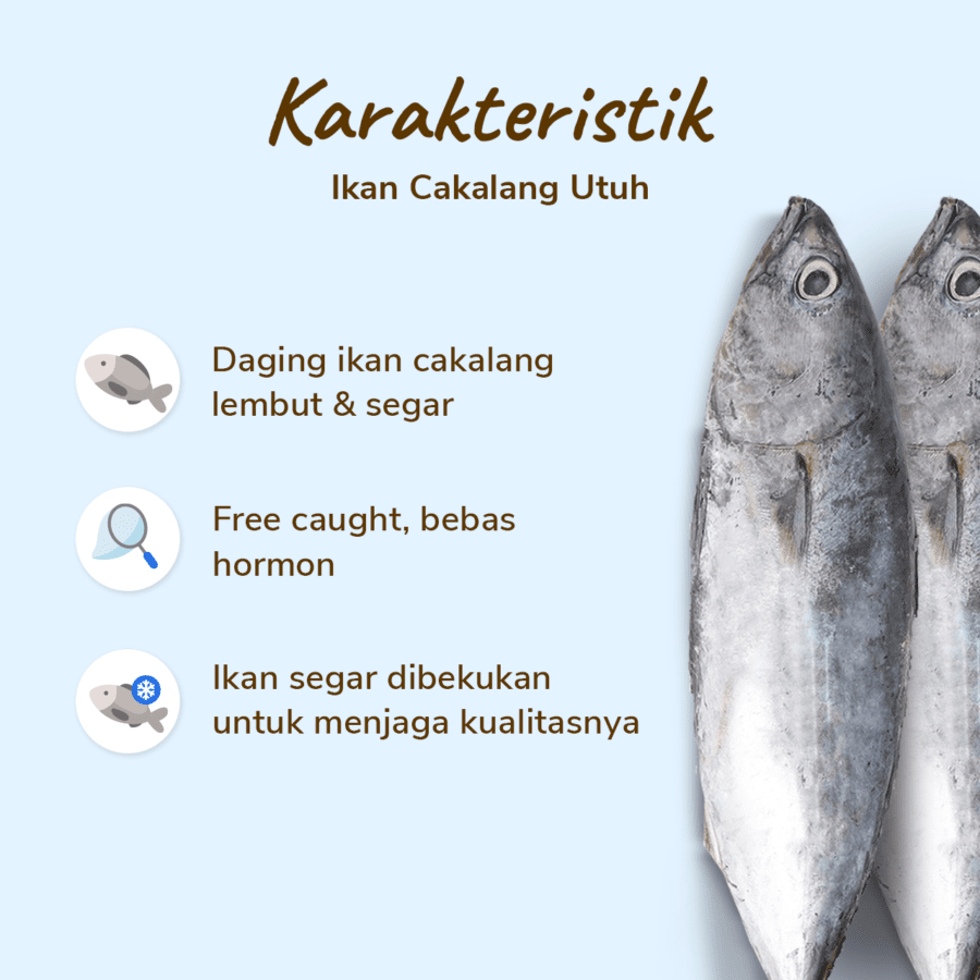 Ikan Cakalang Utuh Astro Farm 350-460gram