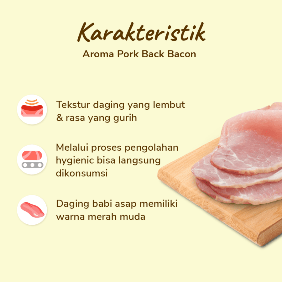 Aroma Pork Back Bacon