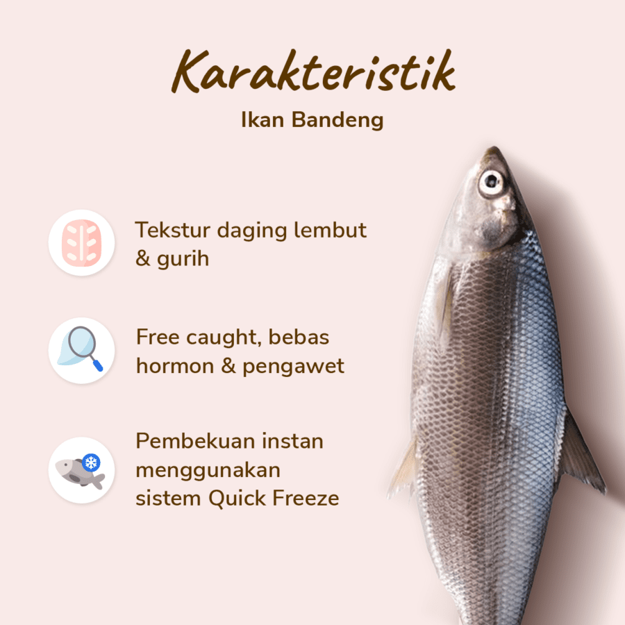 Ikan Bandeng Bersih Astro Farm 400gram