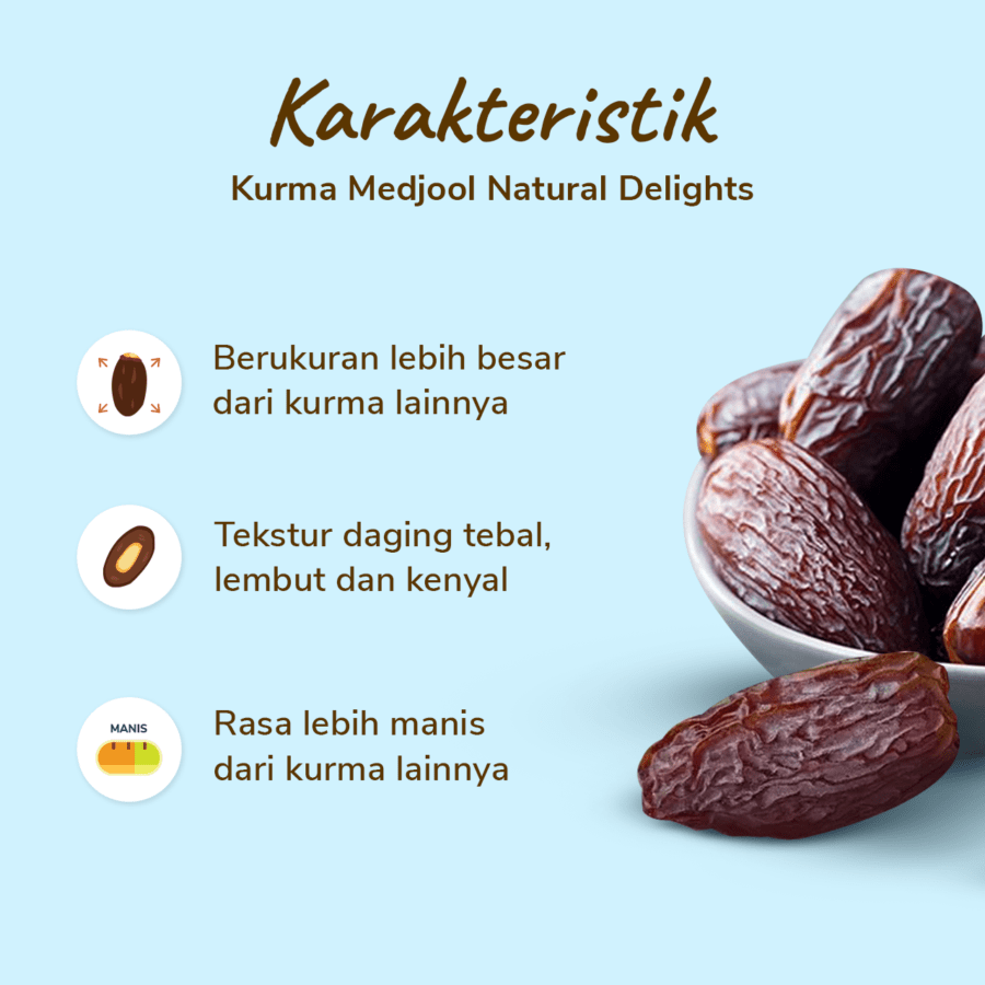 Natural Delights Premium Kurma Medjool 227gram