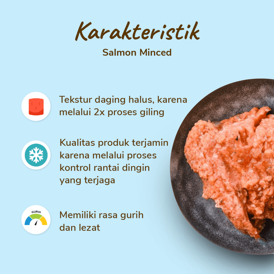 Ikan Salmon Giling 100gram