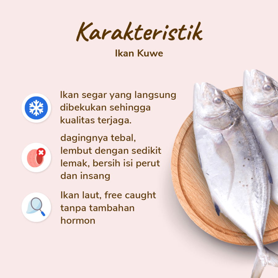 Ikan Kuwe Bersih Astro Farm 500gram