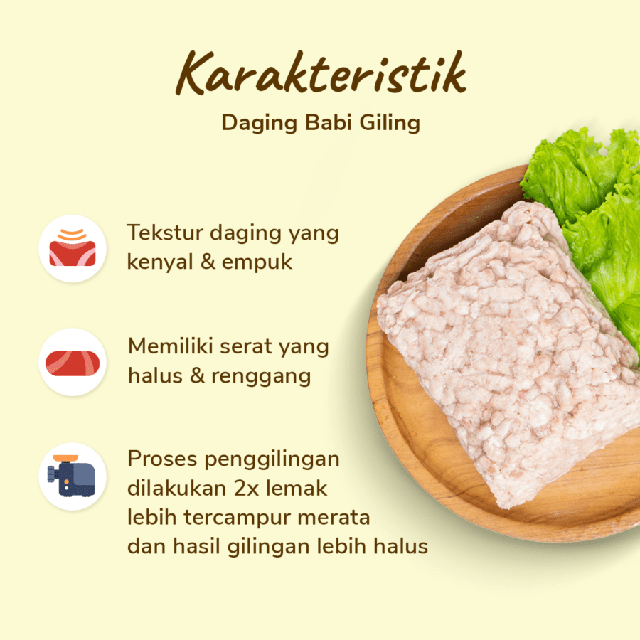 Daging Babi Giling 500gram