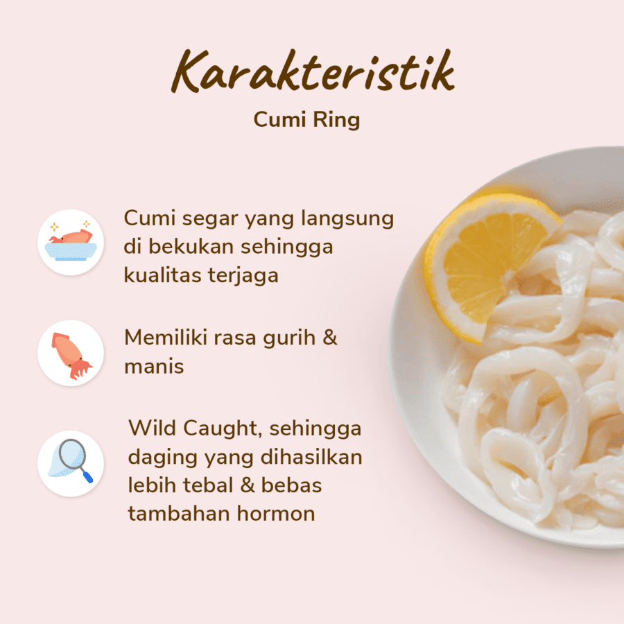 Cumi Ring Astro Farm 500gram