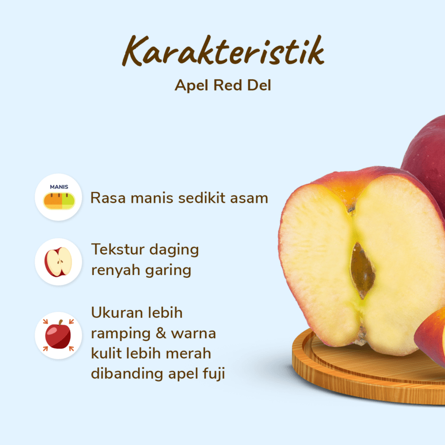 Apel Red Del Astro Farm 2pcs 300-350gram