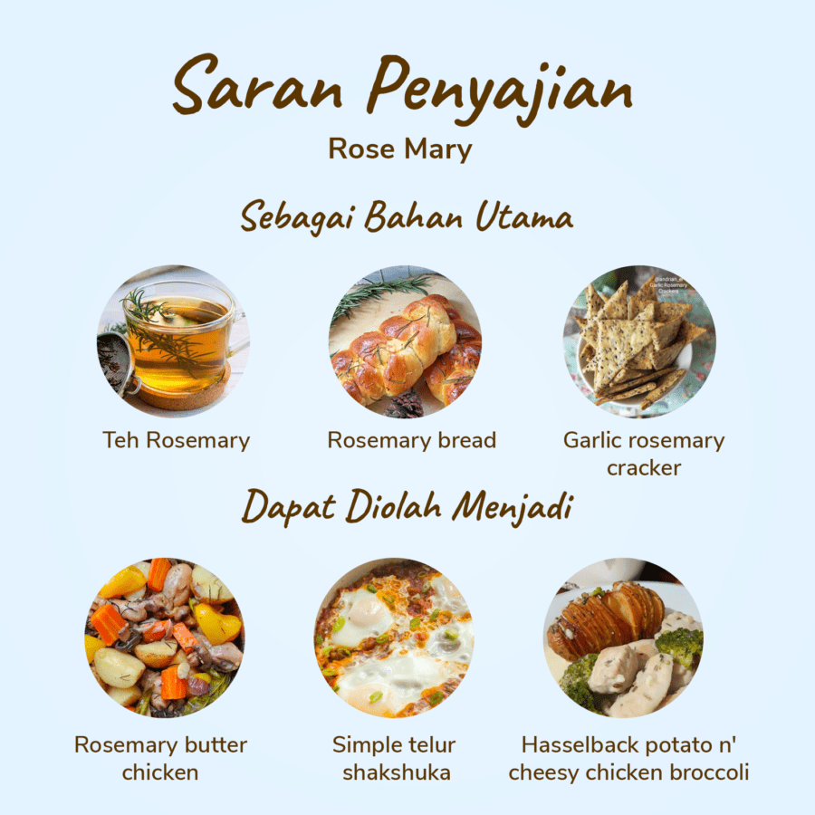 Daun Rosemary Organik 50gram