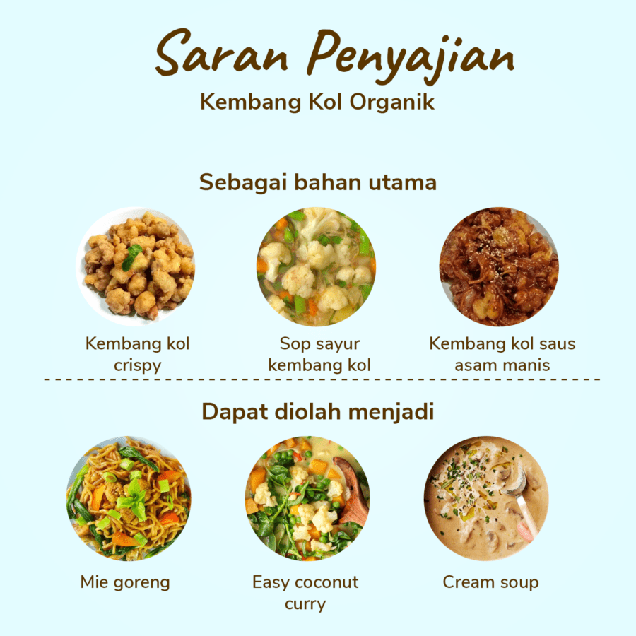 Kembang Kol Organik 500gram
