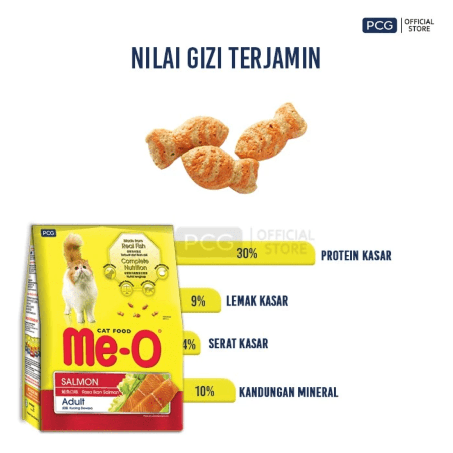 Me-O Salmon Adult Makanan Kucing 400gram