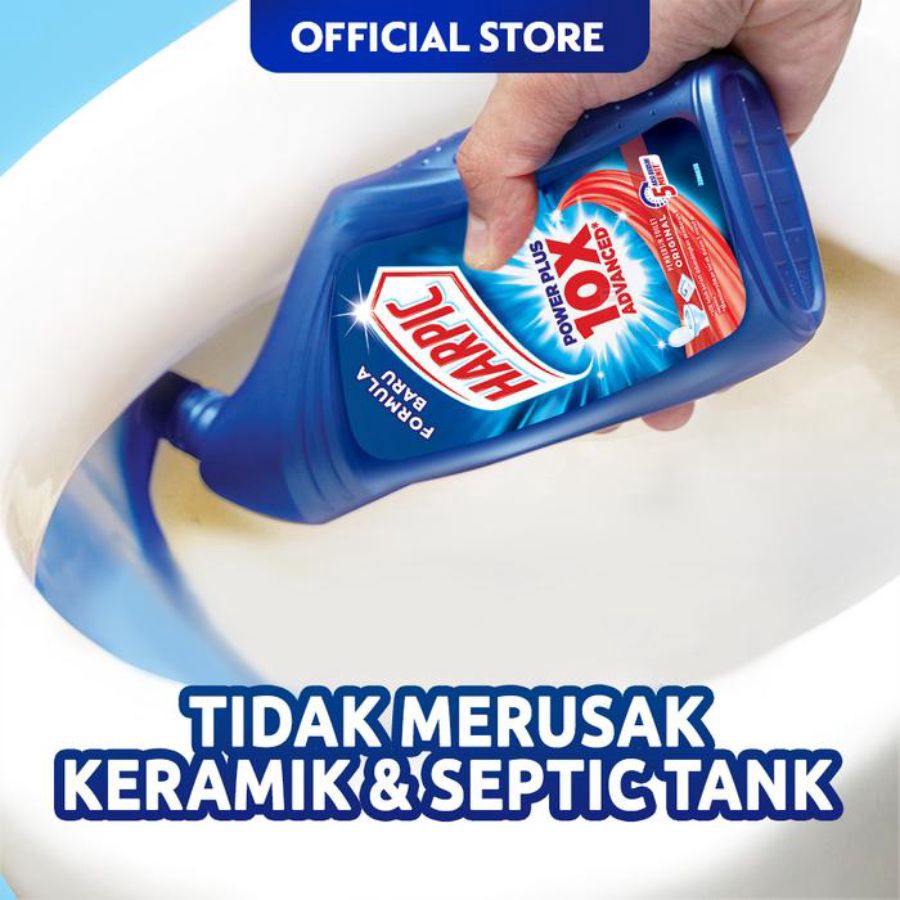 Harpic Power Plus 10X Max Clean Citrus Pembersih Kloset 450ml