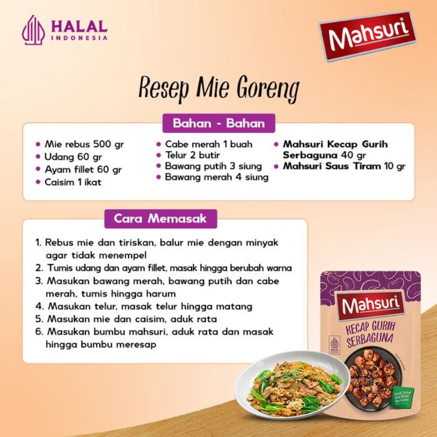 Mahsuri Kecap Manis Gurih Serbaguna Sachet 30gram