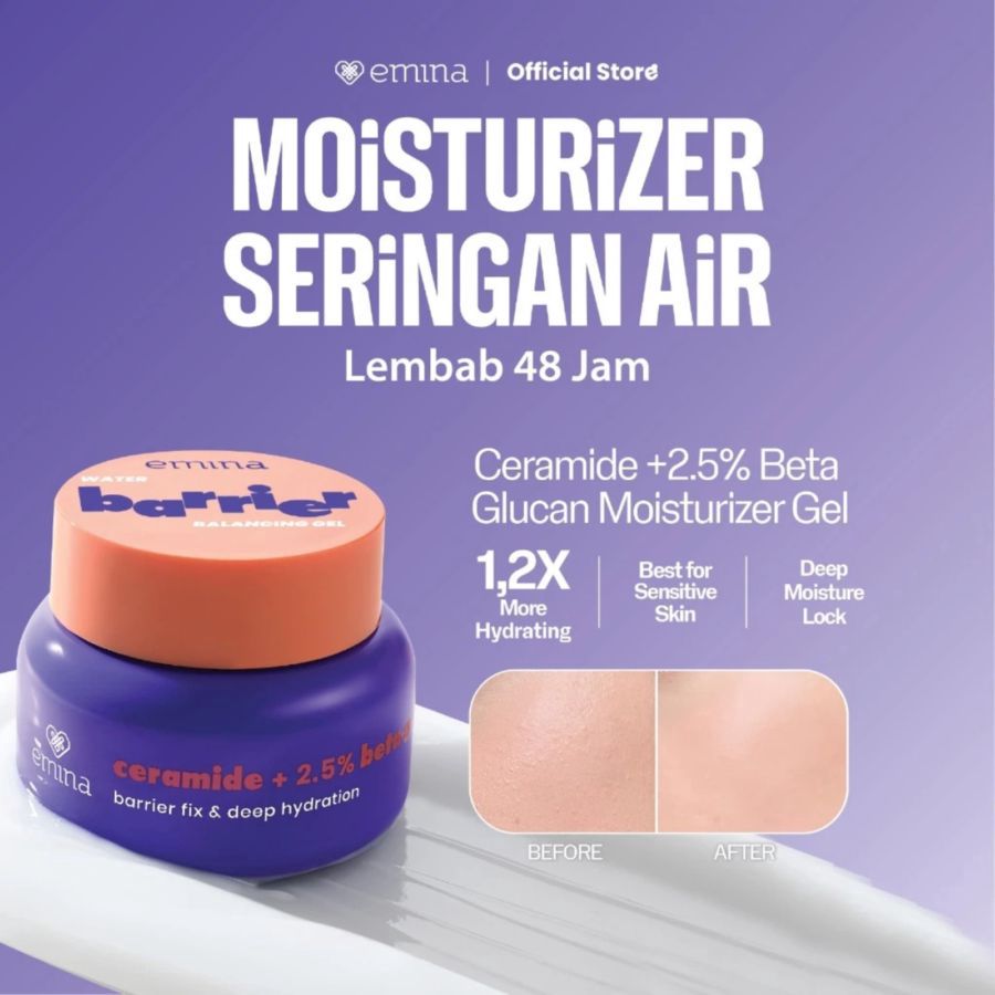 Emina Water Barrier Balancing Gel Pelembab Wajah 30gram