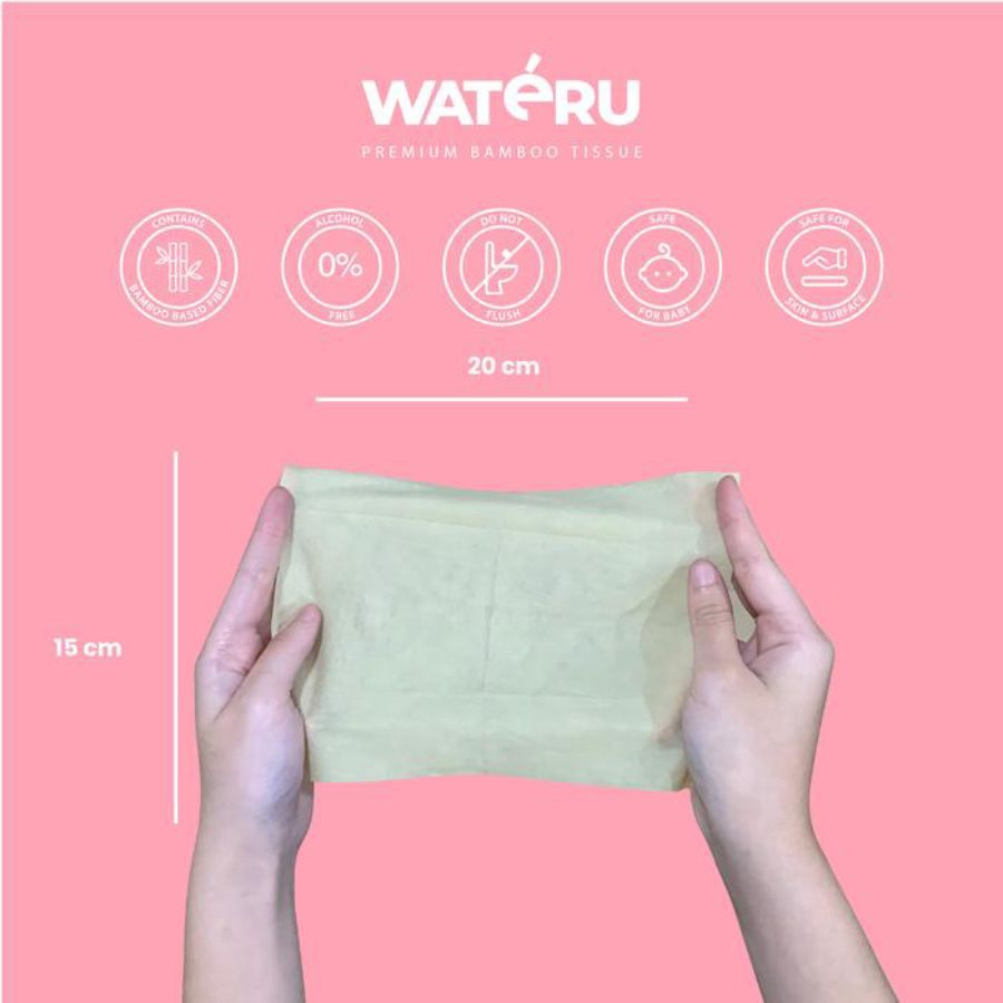 Wateru Baby Wipes Antibacterial 50sheets