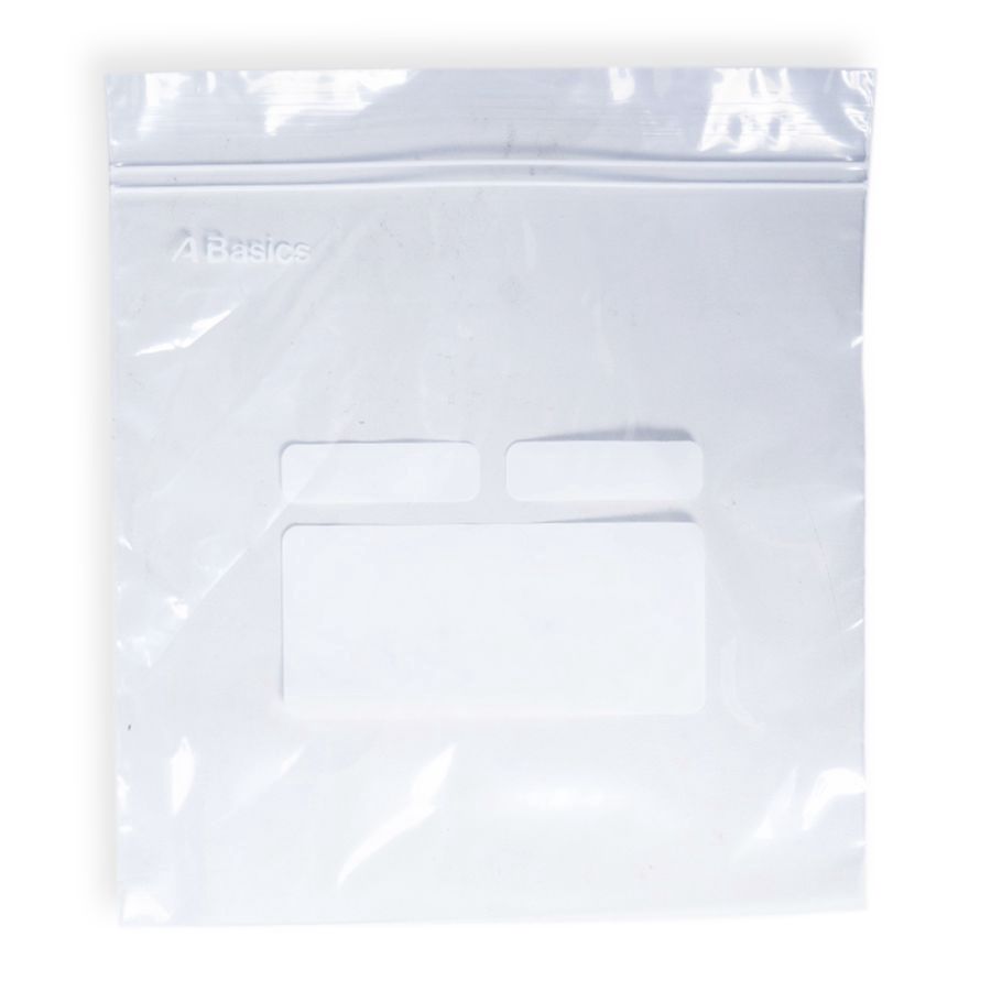 Double Seal Ziplock Anti Tumpah Ukuran 18 x 20 cm Kapasitas 1500 ml A Basics 20pcs