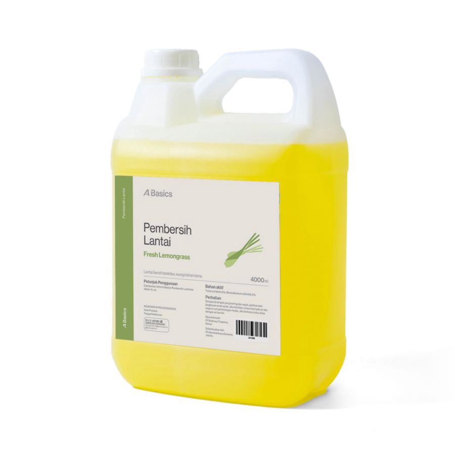 Pembersih Lantai Fresh Lemongrass A Basics 4000ml