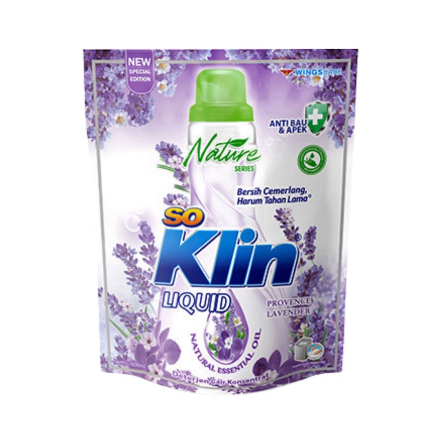SoKlin Liquid Provence Lavender Deterjen Cair 1600ml