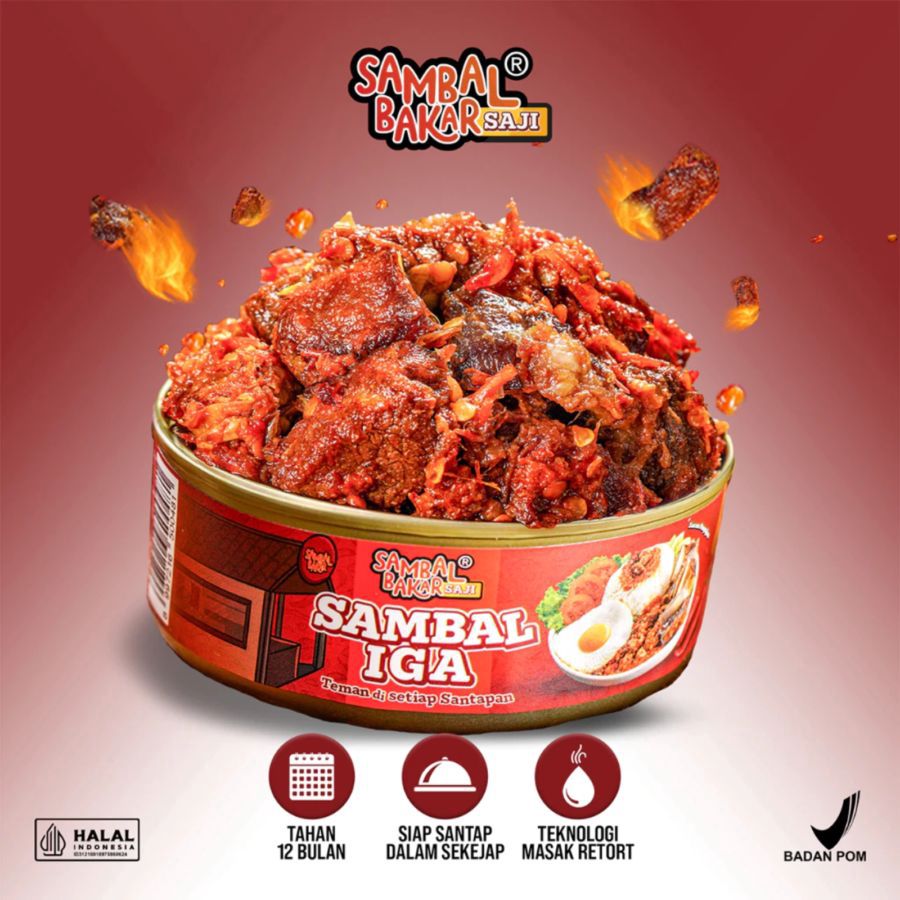 Sambal Bakar Saji Sambal Iga 140gram