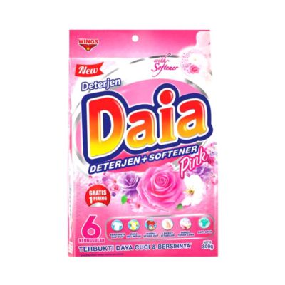 Daia Plus Softener Pink Deterjen Bubuk