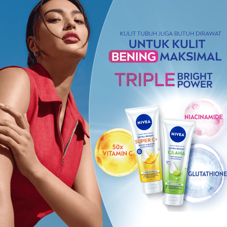 NIVEA Extra Bright Super C+ Vitamin Body Serum 170ml