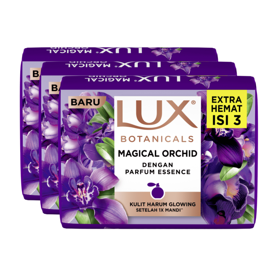 Lux Botanicals Magical Orchid Barsoap 3pcs, 100gram