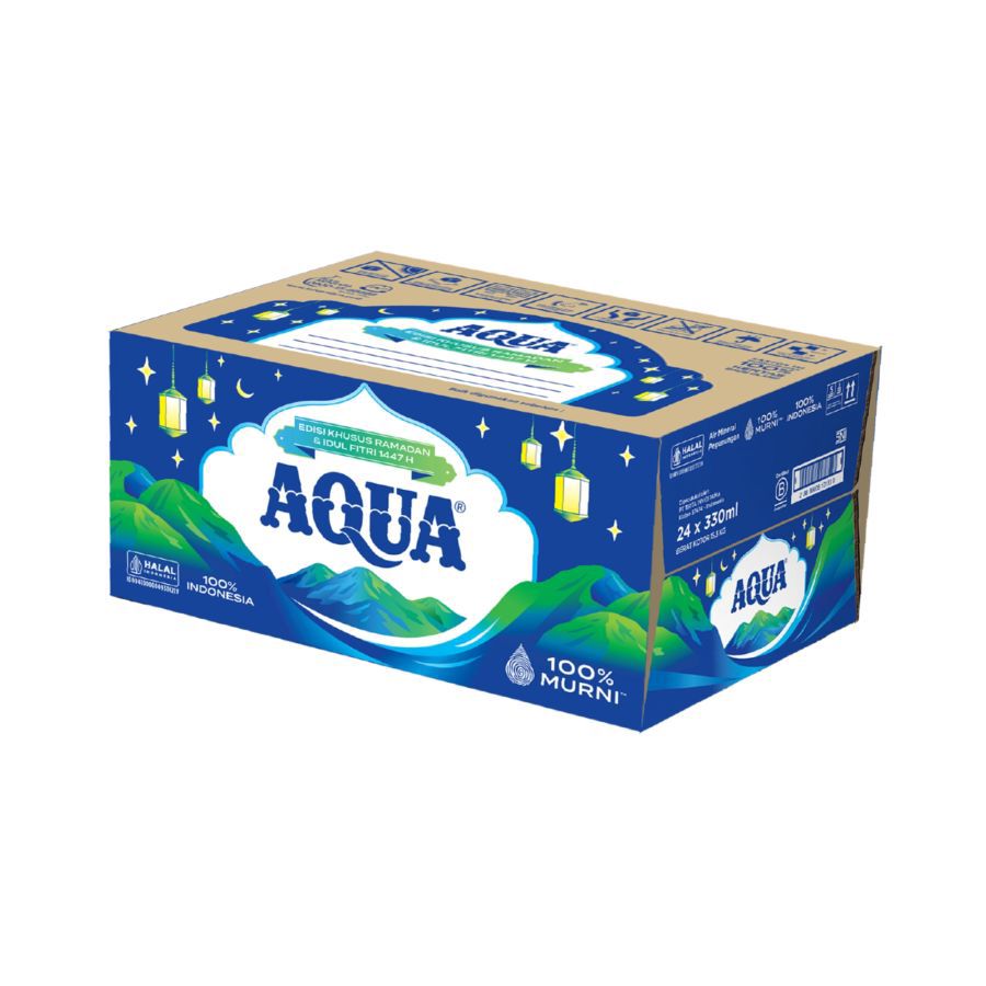 AQUA Air Mineral Dus 330ml 24pcs