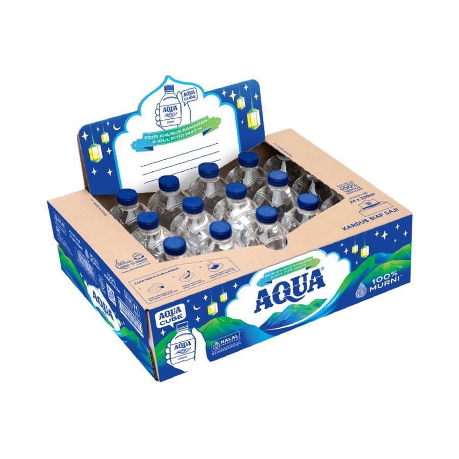 AQUA Cube Air Mineral Dus 220ml 24pcs