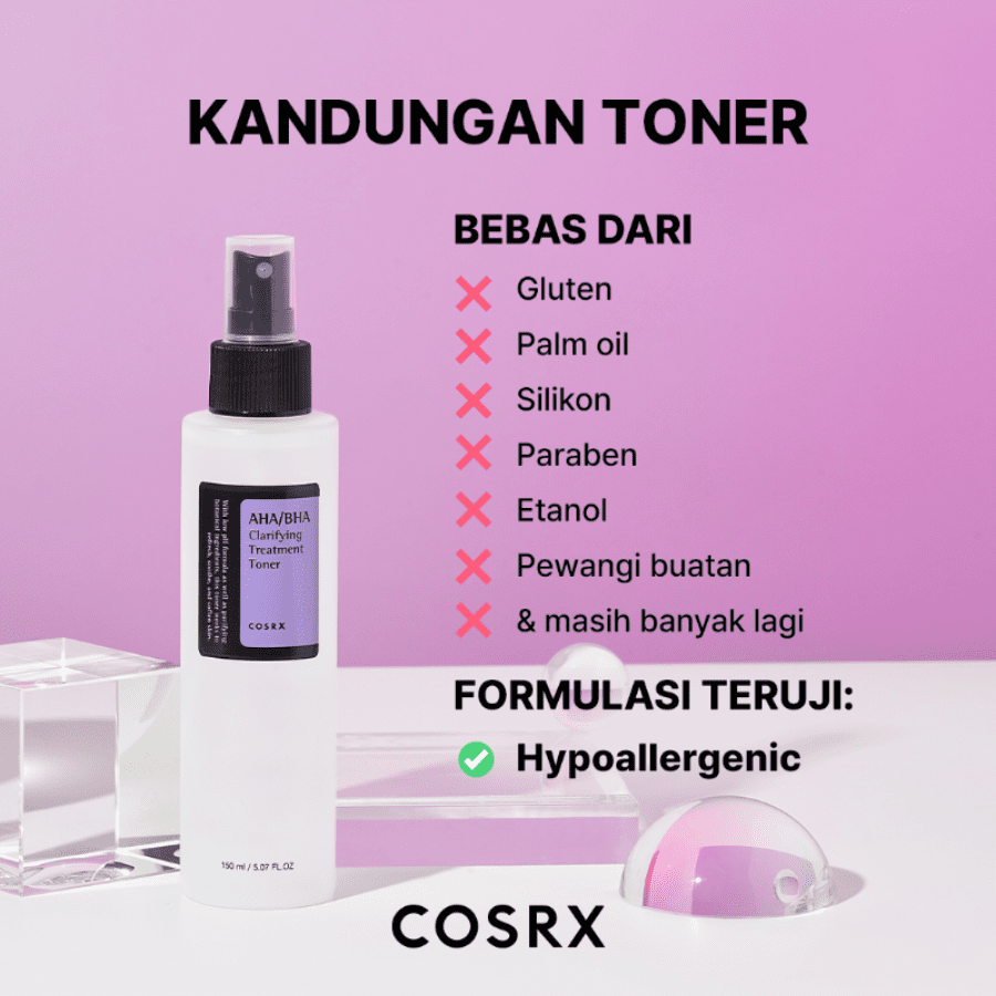 COSRX AHA/BHA Clarifying Treatment Toner Wajah 150ml