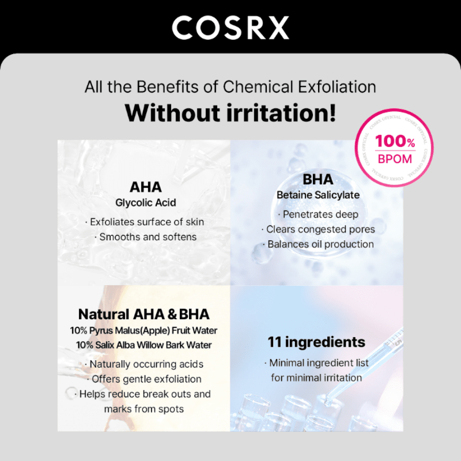 COSRX AHA/BHA Clarifying Treatment Toner Wajah 150ml