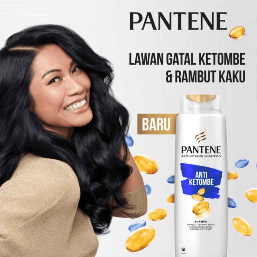 Pantene Pro-V 2in1 Anti Ketombe & Perawatan Rambut Rontok Shampoo 3 bottles x 400 ml
