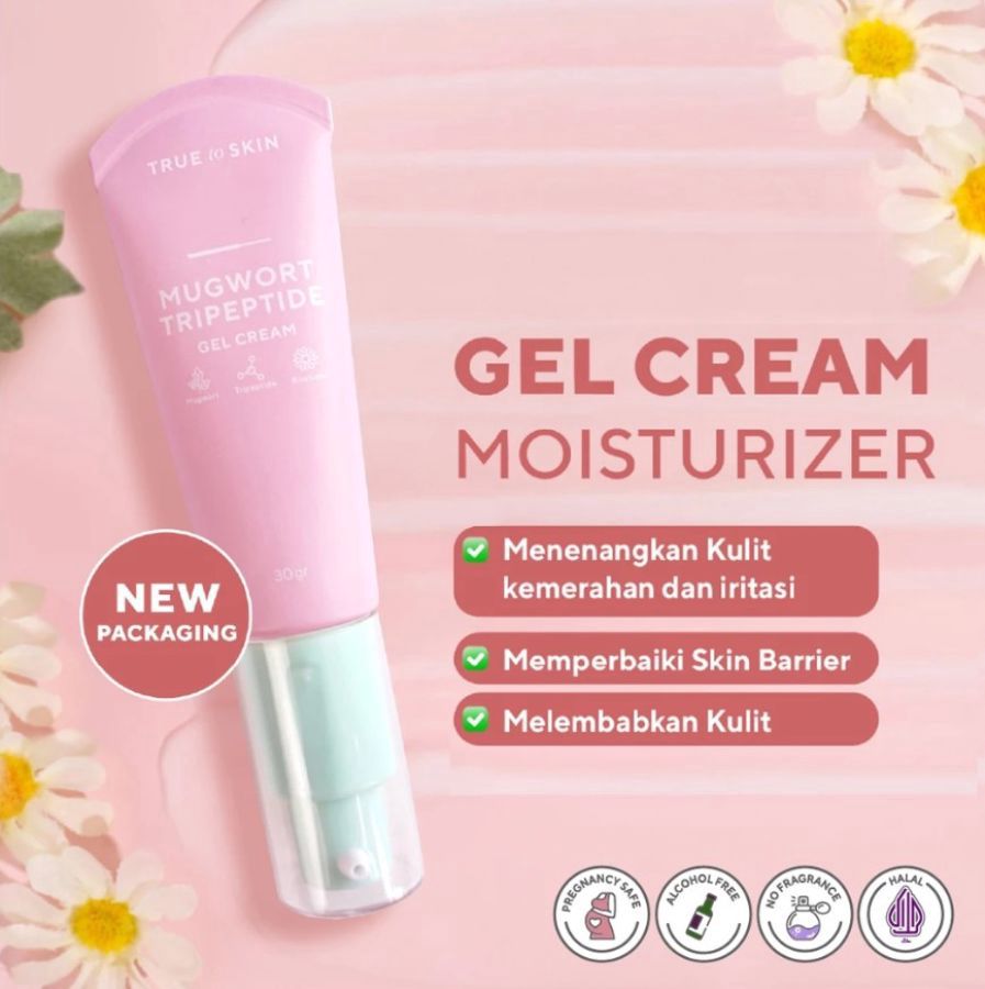 True to Skin Mugwort Tripeptide Moisturizer Gel Cream - Soothing & Hydrating (Pelembab)