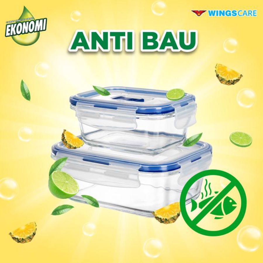 Ekonomi Nanas & Jeruk Nipis Cairan Pencuci Piring Pouch 920gram