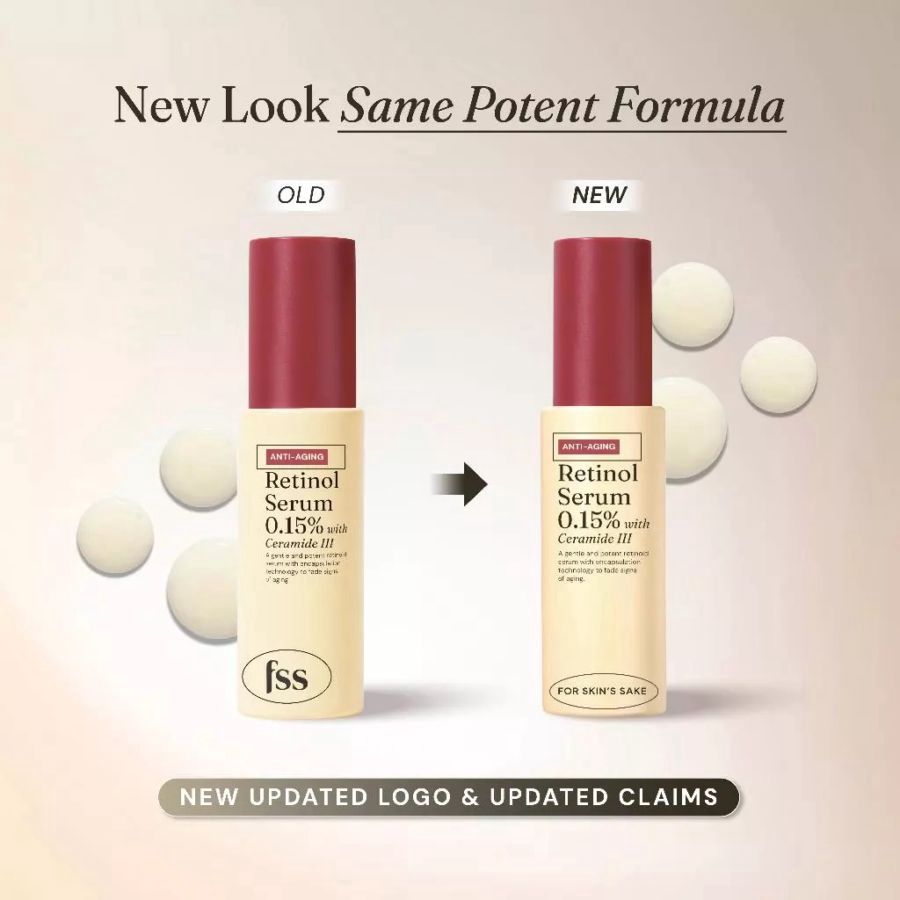 For Skin's Sake Retinol Serum 0,15% with Ceramide III 30ml