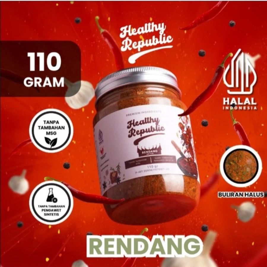 Healthy Republic Bumbu Marinasi Kering Rendang 110gram