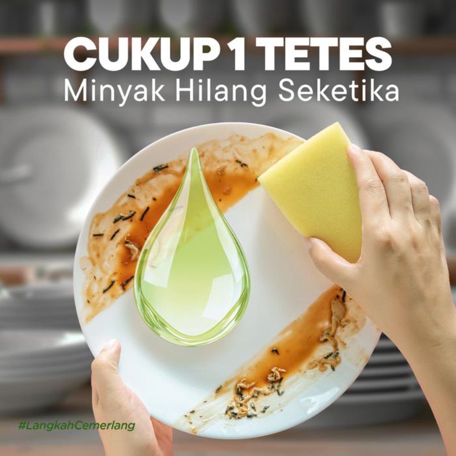 Sparkle Lime Cairan Pencuci Piring Pouch