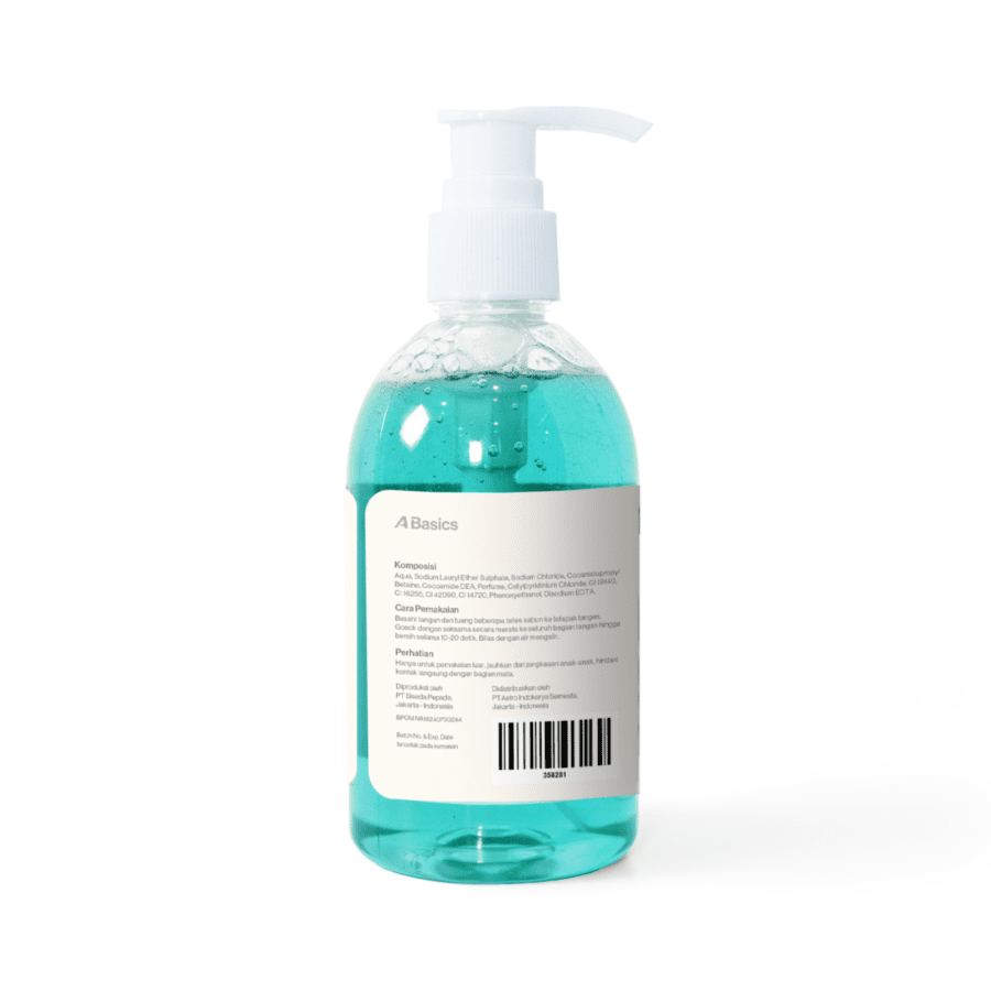 Antibacterial Handsoap A Basics Bottle