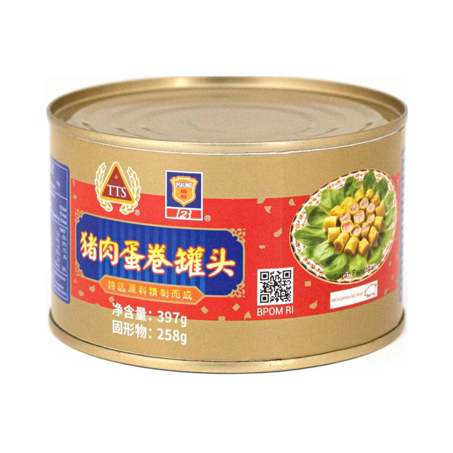 MaLing Canned Pork Rolls Luncheon Meat 397gram