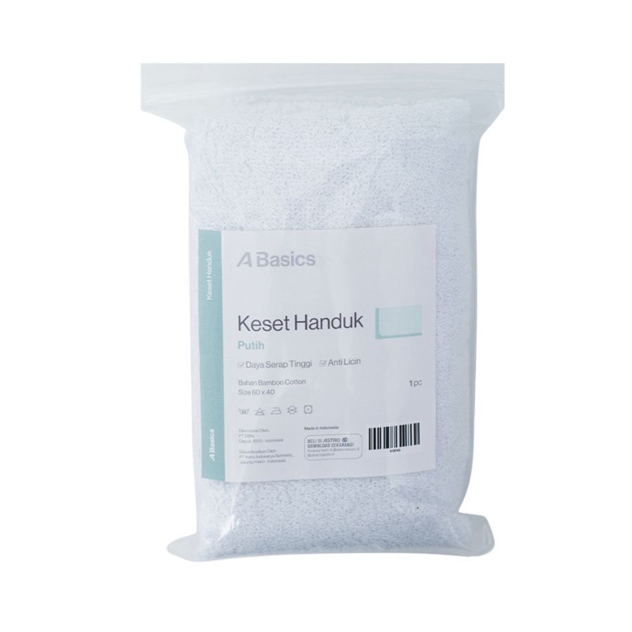 Keset Handuk Ukuran 60x40 A Basics 1pcs