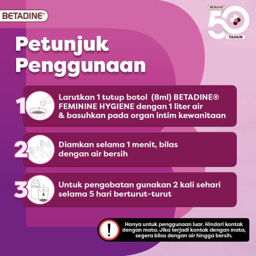 Betadine Feminine Hygiene Sabun Kewanitaan 60ml