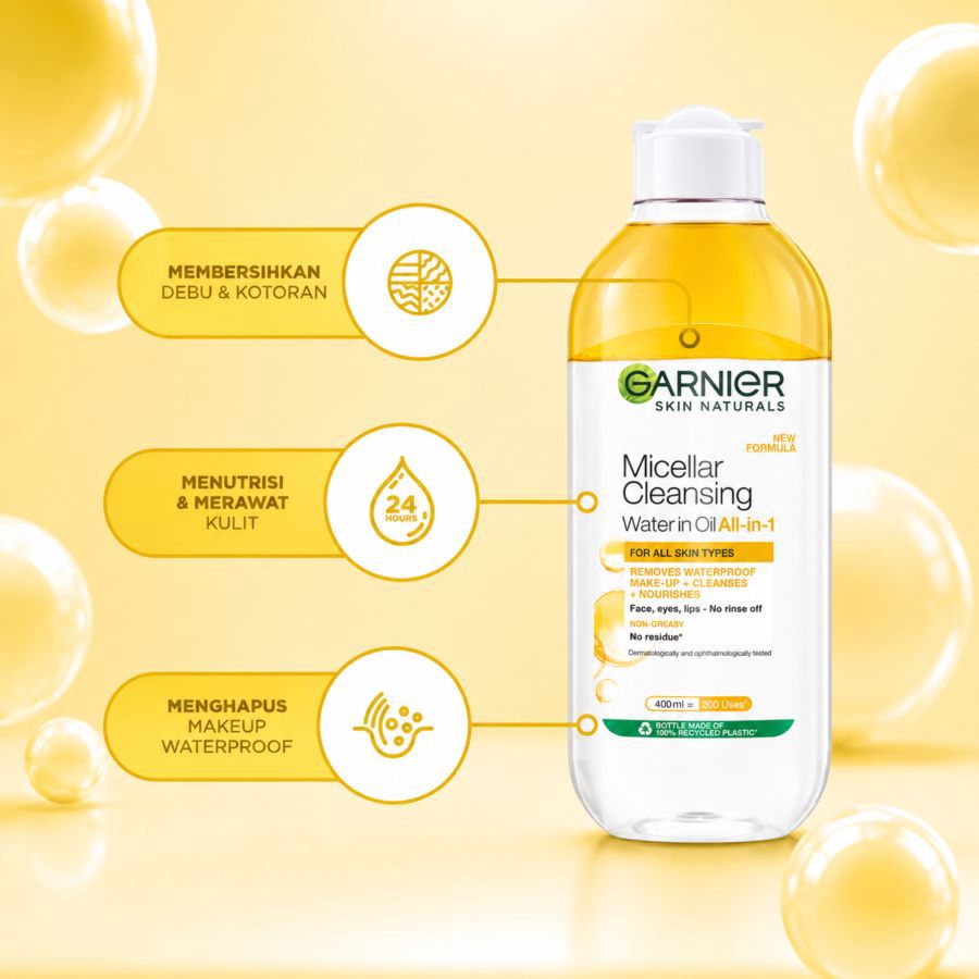 Garnier Garnier Micellar Oil Infused Cleansing Water 400ml