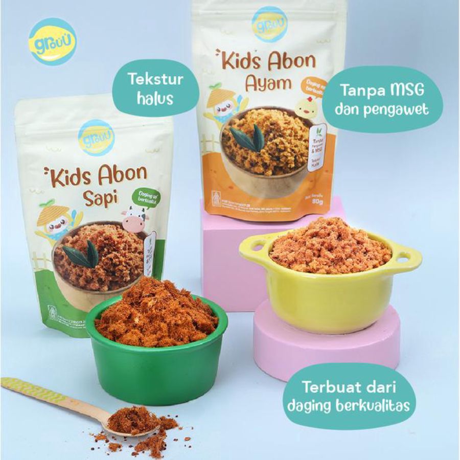 Grouu My First Abon Floss Tuna Kids 80gram