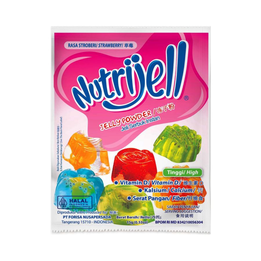 Nutrijell Jelly Powder Strawberry 15gram