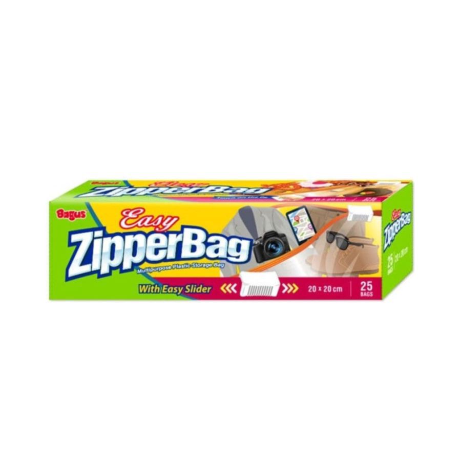 Bagus Easy Zipperbag 25's 20cm x 20cm 1pcs