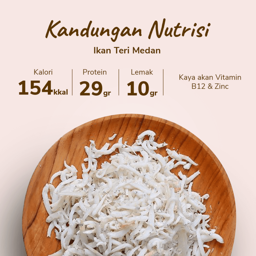Ikan Teri Medan 100gram