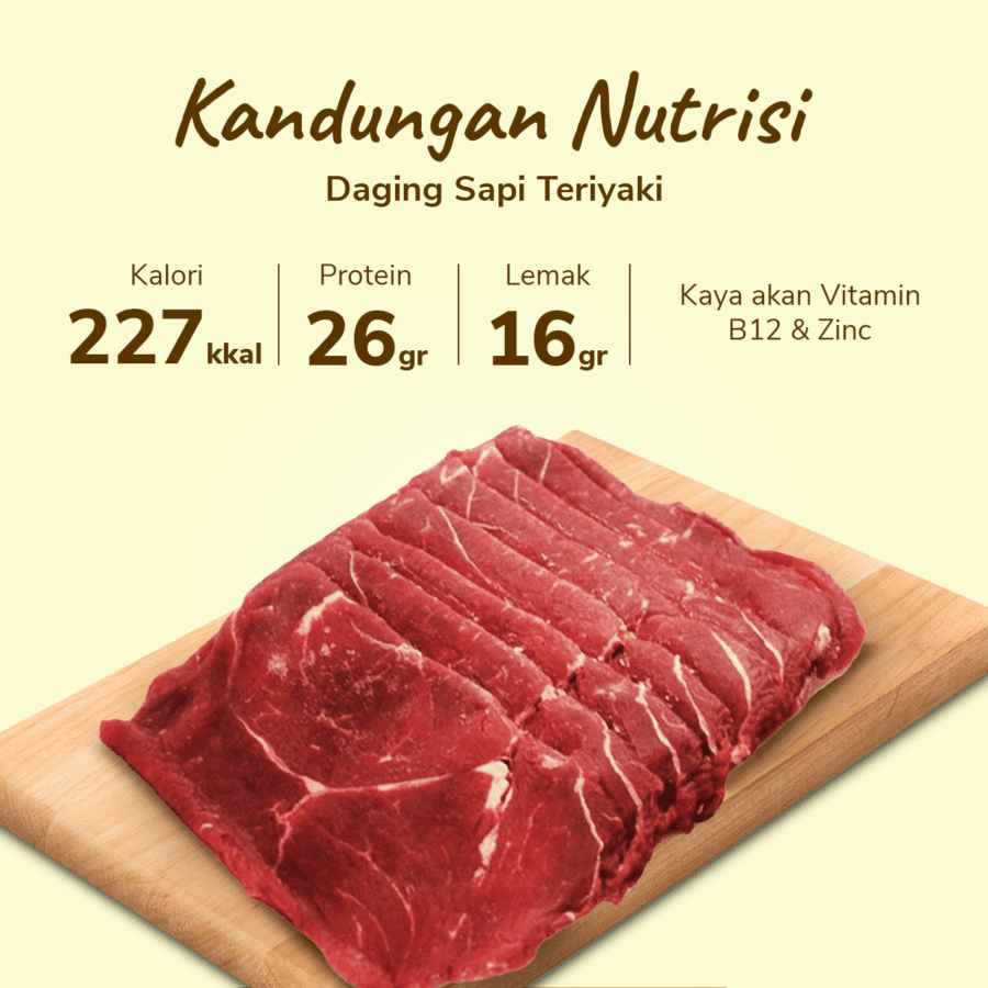 Daging Teriyaki Import Astro Farm 500gram
