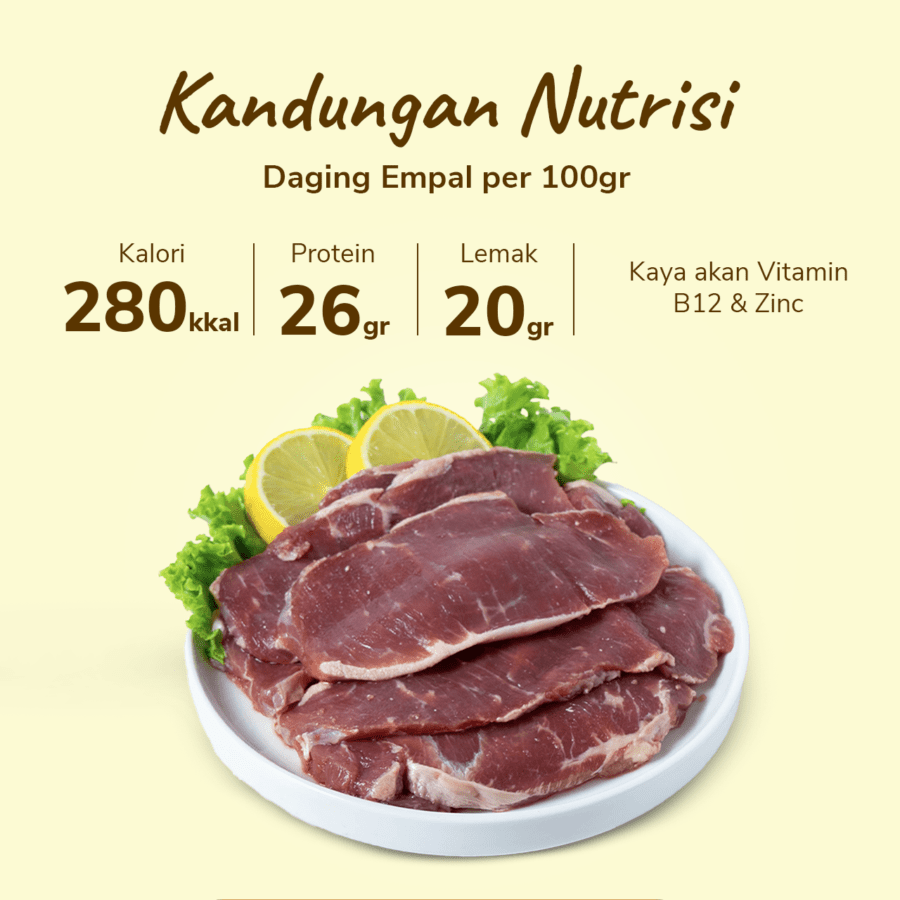 Daging Empal Import Astro Farm 500gram