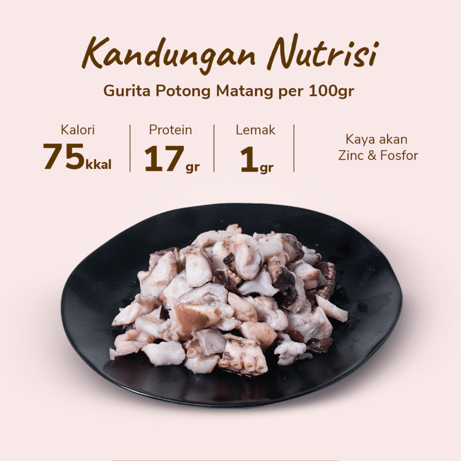 Tako Leg Cut Gurita Potong Matang 200gram