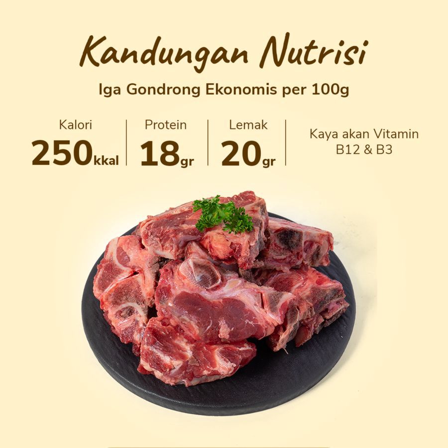 Iga Gondrong Ekonomis 500gram