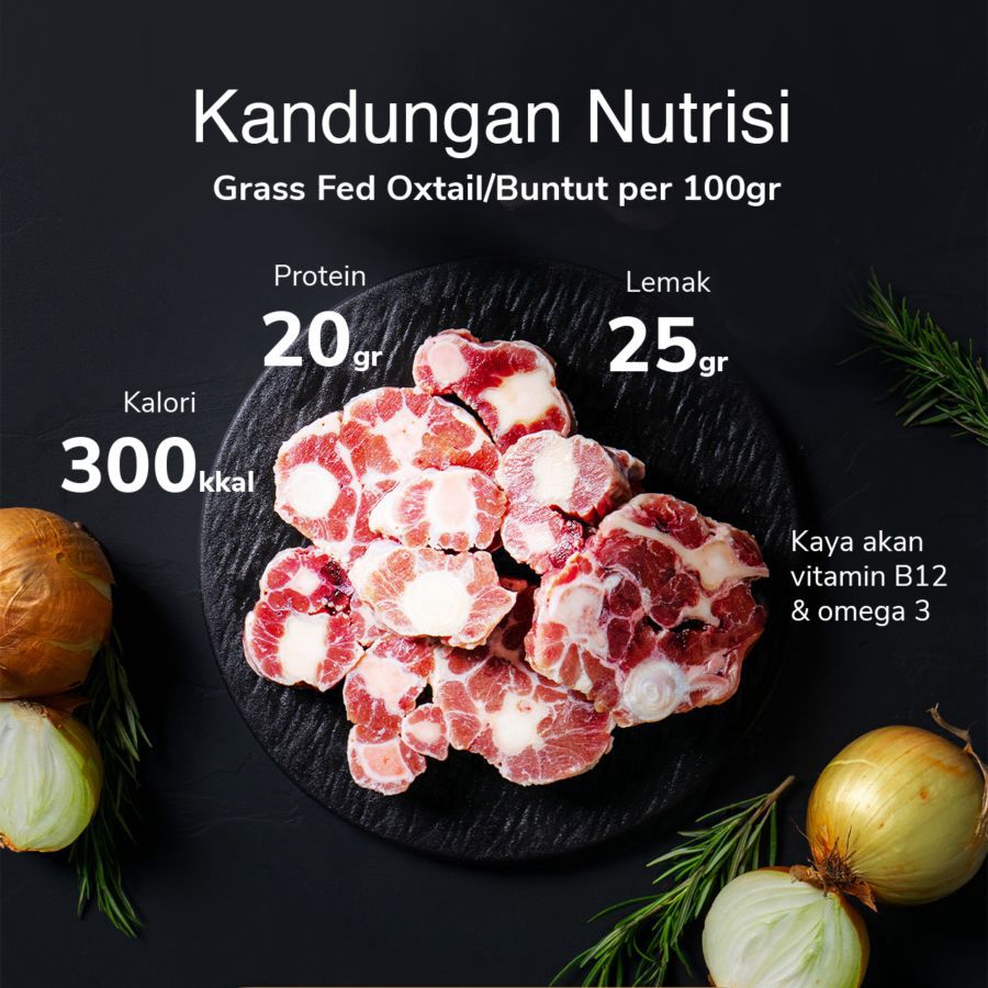 Buntut Grass Fed 500gram