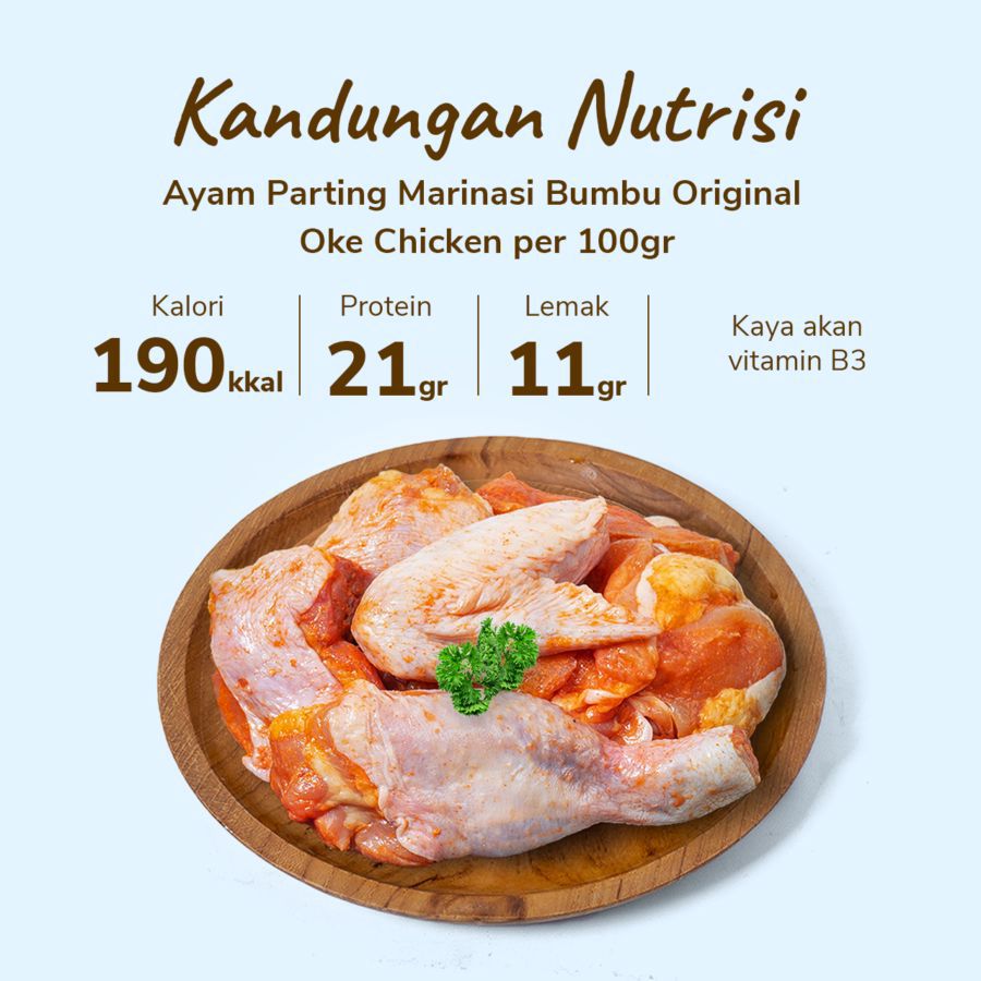 Ayam Parting Marinasi Bumbu Original Oke Chicken 500gram