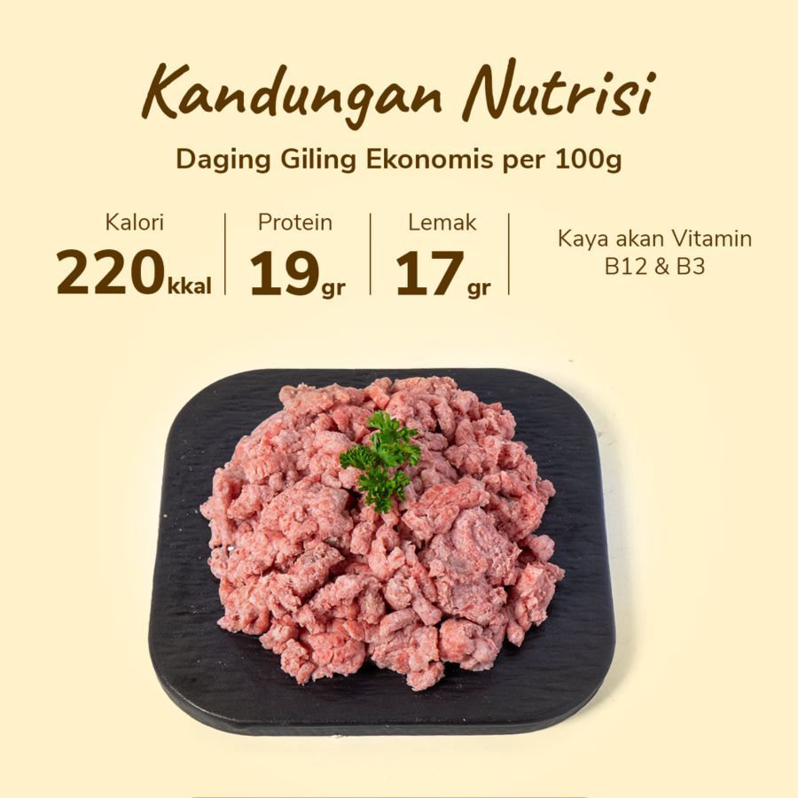 Daging Giling Ekonomis Fatty Cuts